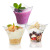 Amazon EBay Disposable Mousse Mousse Desser Cup PS Jelly Plastic Cup Ice Cream Mini Dessert Cup with Spoon