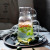 Large Capacity Cold Water Pot Glass Heat Resistant Cold Water Jug Juice Cold Cup Teapot Household Bottle Cool Water Pot