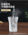 Vertical Grain Glass Vintage Mug Japanese HeatResistant Glass Coffee Cup Wood Piece Heat Insulation HeatProof Tea Cup