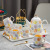 Nordic Ins Colored Water Cup Kettle Set Household Living Room Ceramics Teapot Tea Cup Dual-Use Hot and Cold Tea Set