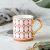 Gift High-End Creative Mosaic Nordic Ceramic Couple Mug Water Cup Afternoon Tea Cup Coffee Cup
