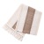 Yijia Cotton and Linen Stitching Table Runner Two-Color Woven Long Tassel Tablecloth Dining Table Decorative Cloth Holiday Wedding Banquet Cover Cloth