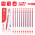 Large Capacity Gel Pen Signature Pen Magenta 0.5mm Integrated Student Gel Ink Pen Wholesale Neutral Pen