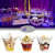 Amazon EBay Disposable Mousse Mousse Desser Cup PS Jelly Plastic Cup Ice Cream Mini Dessert Cup with Spoon