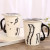 Creative Ceramic Music Mug Musical Note Mark Water Cup Couple Keyboard Couple Cups Coffee Cup with Lid
