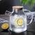 Cold Water Kettle Set HeatResistant Glass Water Pitcher Milk Juice Jug Thickened with Cover Cool Water Pot Transparent