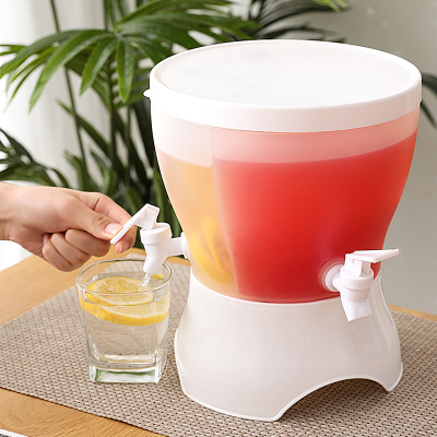 New ThreeGrid Cold Water Bottle Lemon Cold Water Bucket Spleen Wine Drink Ice Water Teapot ThreeWater Faucet Drink Pot