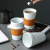 Ceramic Tumbler Creative Insulation Office Coffee Cup Personality Mug Breakfast Cup Milk Cup Cup