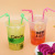 Disposable Plastic Cup 1000ml Super Large CC Juice Cold Drink Big Cup Internet Celebrity Milk Tea Cup with Lid