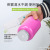 Creative Trending Dirty Milky Tea Cup round Bottle Disposable Plastic Takeaway Beverage Bottle with Lid