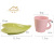 Spot New Creative Flamingo Series Ceramic Cup Set European Household Scented Tea Coffee Cup Kettle Disc
