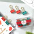 INS Style Red Green Gold Clip Ticket Holder Pushpin Amazon Christmas Small Square Box Office Binding Stationery Gift