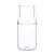 One Person Drinking Glass Juice Jug Household One Pot One Cup Set Glass Coffee Milk Cup Transparent Simple Drink Pot