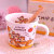 Kawaii Stitch Squirrel Donald Duck Mickey Ceramic Water Cup Mug Coffee Cup Gift Box with Spoon