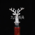 Paper Box Gift Box New Exotic Animal Shape Deer Head Metal Wine Corkscrew Craft Gift Grape Wine Bottle Stopper