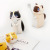 Couple Cup Japanese Style Cute Cartoon Cat Ceramic Cup Breakfast Milk Coffee Cup Ins Mug With Lid