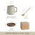 Creative Glass Niche Ceramic Cup Retro Style Japanese Style Coarse Pottery Mug Office Coffee Cup Household Gift Box