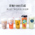 500/700 Disposable Transparent Milk Tea Plastic Cup Takeaway Cup Frosted Heytea Packaging Cup