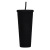 Factory Direct Supply Double Plastic Straw Cup Large Capacity Creative 710ml Durian Cup Hand Cup Portable Diamond Cup