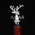 Paper Box Gift Box New Exotic Animal Shape Deer Head Metal Wine Corkscrew Craft Gift Grape Wine Bottle Stopper