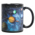 Sky Moon Discoloration Cup Heating Color Changing Mug Twelve Constellation Earth Color Changing Coffee Ceramic Water Cup