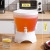Cold Water Bottle with Faucet Refrigerator Fruit Teapot Three Grid Cooling Bucket Cold Water Bucket Large Capacity 52L