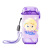 Disney Frozen Straw Cup Cute Creative Child's Plastic Water Cup Convenient Leakproof Belt Straw Kettle