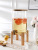 with Faucet Water Breaker Restaurant Commercial Transparent Juice Beverage Barrel Hot and Cold Kettle Glass Sealed Can