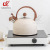 Beige Whistle Kettle Amazon Cross-Border Kitchenware Sound Kettle 5L Anti-Scald Handle Whistle Kettle