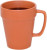 Wholesale Mexican Style Ceramic Laterite Cup Terracotta Coffee Cup Pottery Clay Mug