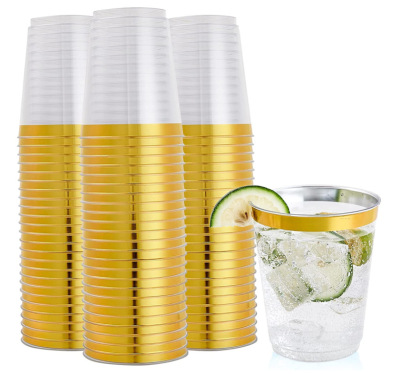 10Oz Disposable Water Cup Phnom Penh Airplane Cup 300ml Disposable Drink Party Tableware Rose Phnom Penh