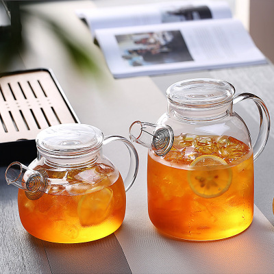 Resistant Glass Cold Water Bottle ExplosionProof HeatResistant Glass Scented Teapot Borosilicate Glass Water Pitcher