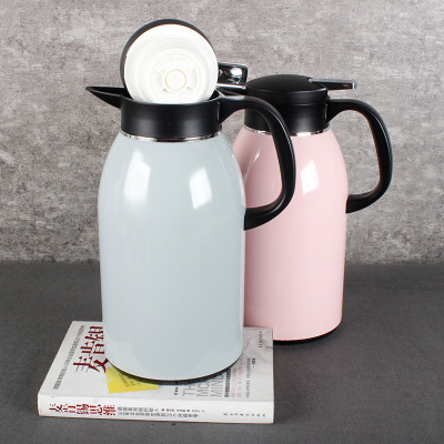 Household 2L Vacuum Large Capacity Kettle Thermos Bottle 304 Stainless Steel Student Dormitory Insulated Water Bottle