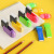 Creative Pencil Sharpener Rubber Brush 2-in-1 Student Stationery Labor-Saving Clean Color Child Eraser