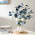 Nordic Style Artificial Vase Fake Flower Silk Flower Living Room Furnishings Table Flower Decorative Bouquet Vase Light Luxury Floral Ornaments