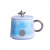 Gift Cup Summer Dream Starry Sky Gradient Blue Purple Magic Color Mug Straw Portable Cup Ceramic Cup
