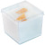 Case Cube Mousse Cup Pudding Ice Cream Jelly Cake Plastic PS Disposable Cup Food Grade Transparent