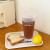 Non-Disposable Original English Letter Bear Plastic Cup with Straw Girly Heart Water Cup Portable Coffee Cup Juice Cup