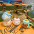 Korean Ins Cute Cartoon Breakfast Creative Water Cup Girl Student Ceramic Cup Cup With Lid Straw Mug