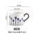 Whole Ceramic Cup Japanese Style Hand Drawn Coffee Cup Tea Cup Underglaze Color Mug Breakfast Cup Milk Cup Oatmeal Cup