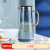 Temperature Resistant Household Glass Striped Hot and Cold Water Bottle Thickened Creative Juice Glass Water Cup Set