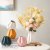 Nordic Style Artificial Vase Fake Flower Silk Flower Living Room Furnishings Table Flower Decorative Bouquet Vase Light Luxury Floral Ornaments