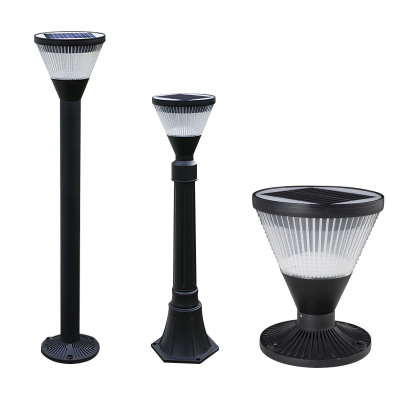 New Outdoor Solar Light 128 Horn Straight Rod Lawn Lamp