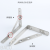 Stainless Steel Wall Tripod Bracket Tripod Shelf Right Angle Partition Shelf Support Frame Strong Load Bearing