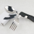 Stainless Steel Folding Knife, Fork and Spoon Combination Foreign Trade Exclusive