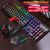 Wired Key Mouse Four-Piece Computer Gaming Electronic Sports Headset Mouse Keyboard Suit Key Mouse Wholesale