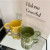 Korean Niche Ins Style Hand-Pinching Irregular Creative Splash-Ink Ceramic Mug Breakfast Milk Coffee Cup