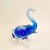 Leftover Stock Clearance Unique Simple Animal Glass Furnishing Article Mixed Colored Glass Animal Crafts Home Decorations