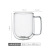 DoubleDeck Home Transparent Glass Mug Handle Scented Tea Cup Tea Cup Water Cup Milk Juice Creative Insulation Coffee Cup