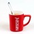 Creative Red Cup Coffee Cup Office Simplicity Household Red Cup Red Mug Nestle Red Cup Capacity 250ml
